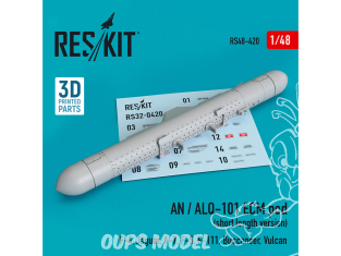 ResKit kit RS48-0420 AN / ALQ-101 ECM pod version courte impression 3D 1/48