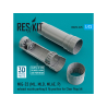 ResKit kit d'amelioration RSU72-0225 MIG-23 ML, MLD, MLAE, P buse 'échappement position stationnement et vol kit CP imp 3D 1/72