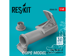 ResKit kit d'amelioration RSU48-0276 Buse d'échappement BAe Hawk T.2 avec freins pneumatiques kit HobbyBoss imp 3D 1/48