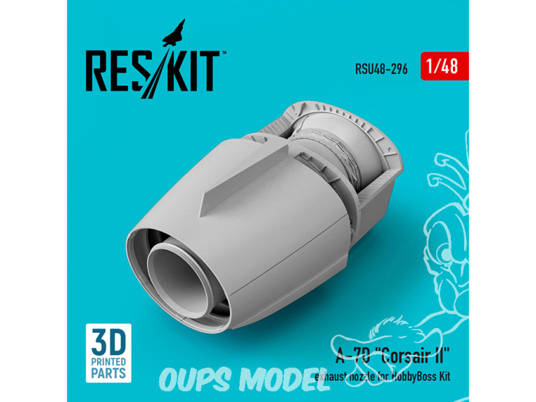 ResKit kit d'amelioration Avion RSU48-0296 Buse d'échappement A-7D "Corsair II" pour kit HobbyBoss 1/48