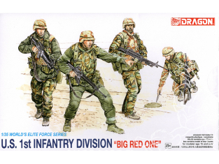 DRAGON maquette militaire 3015 1re Division d'infanterie américaine « Big Red One »1/35