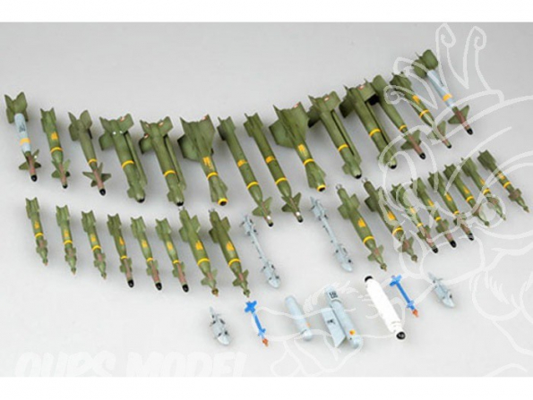 TRUMPETER maquette avion 03304 SET DE BOMBES GUIDEES POUR AVIONS US MODERNES 1/32