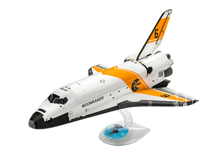 Revell maquette espace 05665 Set cadeau Navette spatiale Moonraker (James Bond 007) "Moonraker" 1/144