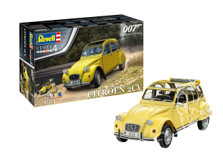 Revell maquette voiture 05663 COFFRET CADEAU Citroen 2CV (James Bond 007) "For Your Eyes Only" 1/24