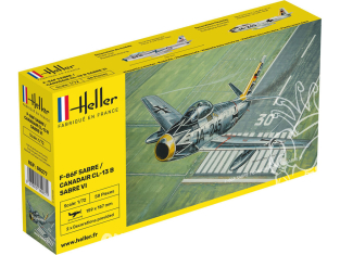 Heller maquette avion 80277 F-86F SABRE / CANADAIR CL-13 B Sabre VI 1/72