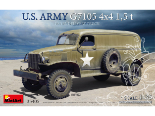 Mini Art maquette militaire 35405 U.S. ARMY G7105 4х4 1,5 t PANEL DELIVERY TRUCK 1/35