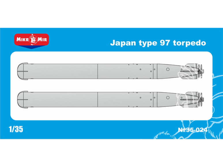 MikroMir maquette 35-024 Torpille japonaise type 97 1/35