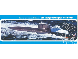 MikroMir maquette 350-017 Sous-marin USS George Washington (SSBN-598) 1/350