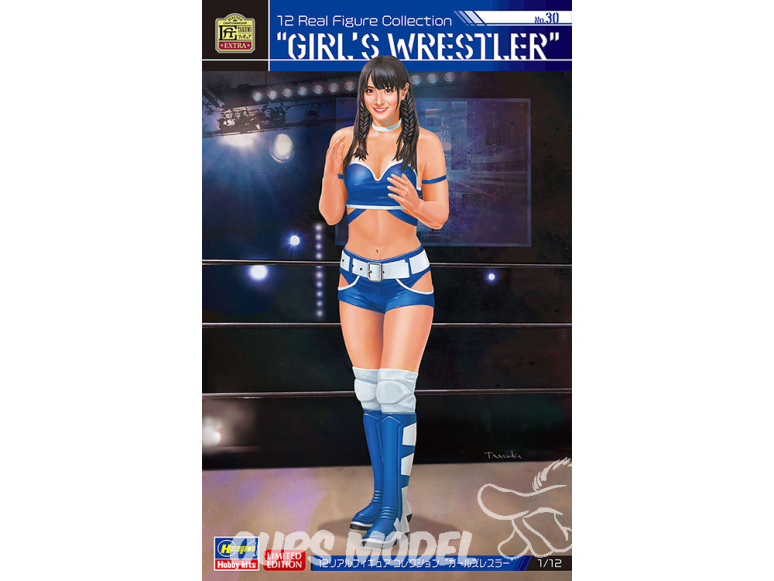 Hasegawa maquette figurine 52357 12 Collection de figurines réelles n ° 30 Girl's Wrestler 1/12