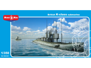 MikroMir maquette 350-021 Le sous-marin de classe K 1/350