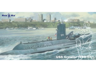 MikroMir maquette 350-038 Sous-marin USS The Growler SSG-577 1/350