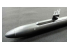 MikroMir maquette 350-041 Sous-marin d&#039;attaque à propulsion nucléaire de l&#039;USN SSG-683 Parche (version tardive) 1/350
