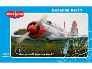 MikroMir maquette 144-004 Le Yakovlev Yak-11 (nom de l'OTAN : "Muse") 2 avions inclus 1/144