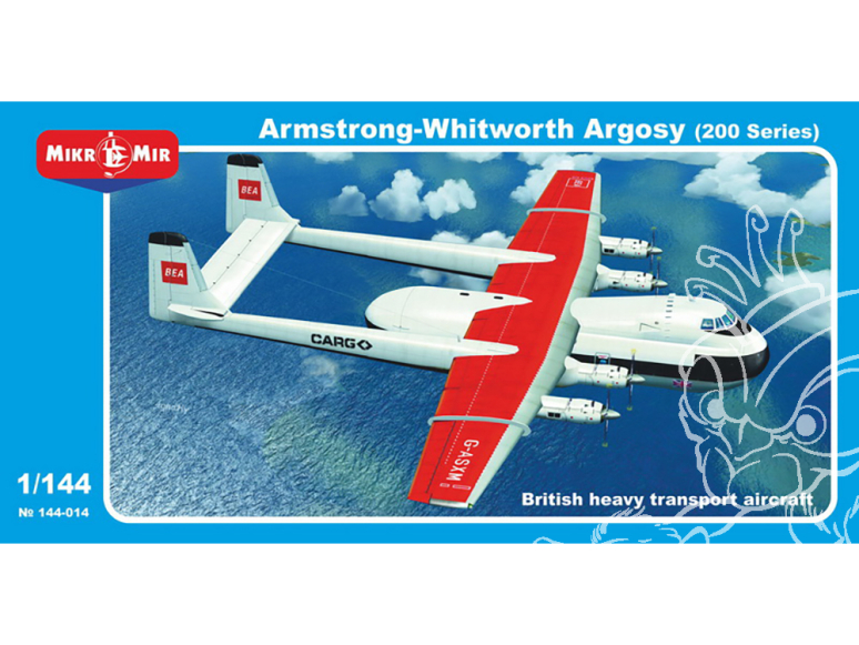 MikroMir maquette 144-014 Armstrong Whitworth Argosy (200 series) 1/144