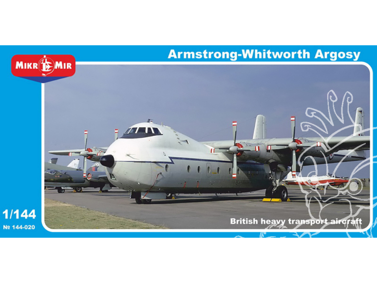 MikroMir maquette 144-020 Avion Armstrong Whitworth Argosy (AW.660) 1/144