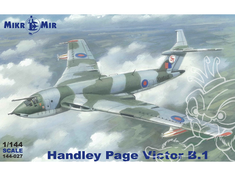 MikroMir maquette 144-027 Avion Handley Page Victor B.Mk.1/K.2P 1/144