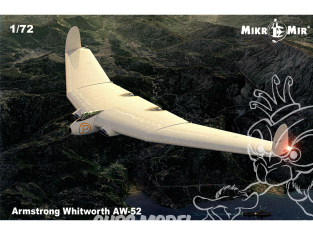 MikroMir maquette 72-016 Armstrong Whitworth A.W. 52 1/72