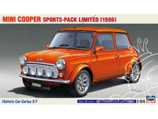 Hasegawa maquette voiture 21157 Mini Cooper Sports-pack limited 1998 1/24