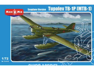 MikroMir maquette 72-010 Bombardier soviétique Tupolev TB-1P (MTB-1) version hydravion 1/72