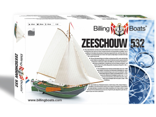 Billing boats bateau bois 532 Zeeschouw 1/22