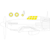 Eduard Express Mask EX980 Hurricane Mk.IIc TFace Arma Hobby 1/48