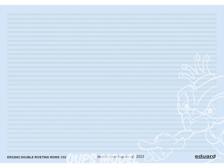 Eduard décalques ER32002 Rangées de rivets doubles 1/32