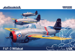 EDUARD maquette avion 84193 F4F-3 Wildcat WeekEnd Edition 1/48