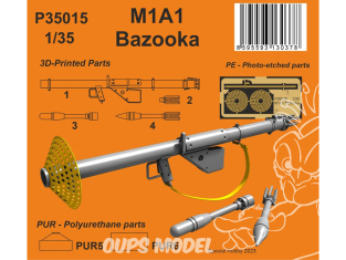 Special Hobby 3D Print militaire P35015 M1A1 Bazooka 1/35
