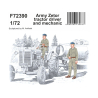 CMK Personnage resine F72390 Conducteur et mécanicien de tracteur Zetor de l'armée 1/72