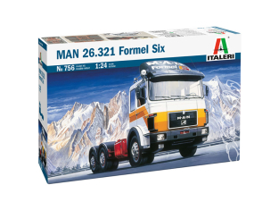 Italeri maquette camion 756 MAN 26.321 Formel Six 1/24