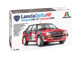Italeri maquette voiture 4712 Lancia Delta HF Integrale Sanremo 1989 1/12