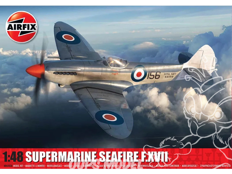 Airfix maquette avion A06102a Supermarine Seafire F.XVII 1/48