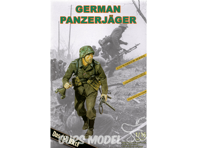 DAS WERK maquette personnage DW16011 German Panzerjäger Eastern Front 1944 1/16