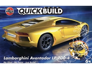 Airfix maquette voiture J6026 QUICKBUILD Lamborghini Aventador Yellow