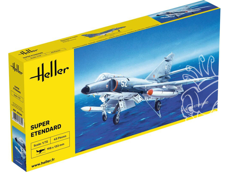 Heller maquette avion 56360 STARTER KIT Dassault Super-Étendard 1/72