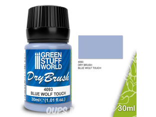 Green Stuff 4093 Brossage à Sec BLUE WOLF TOUCH 30 ml
