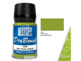 Green Stuff 4099 Brossage à Sec DRY PUKE GREEN 30 ml