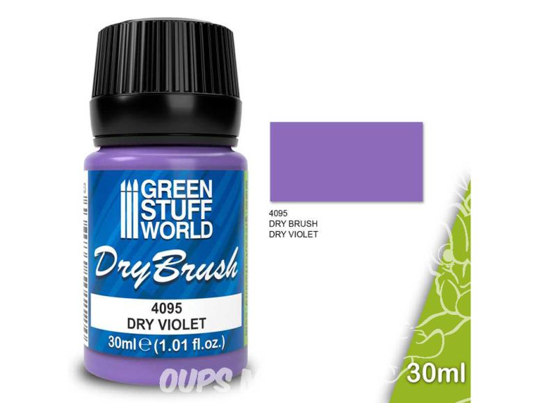 Green Stuff 4095 Brossage à Sec DRY VIOLET 30 ml