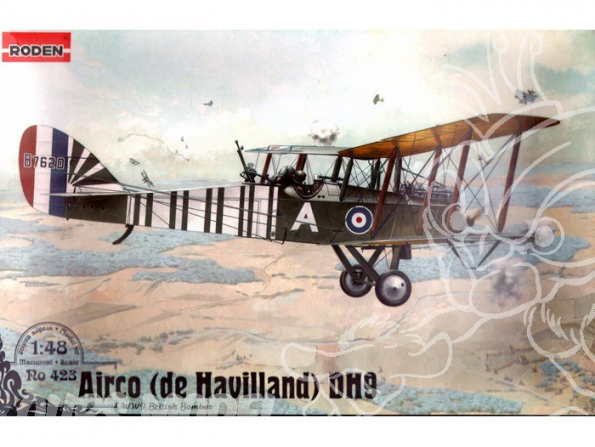 Roden maquettes avion 423 AIRCO DE HAVILLAND D.H.9 1/48