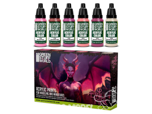 Green Stuff 11746 Set Peinture - Evil Pink