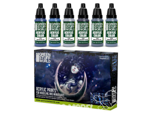 Green Stuff 10201 Set Peinture - Misted Blue