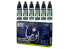 Green Stuff 10201 Set Peinture - Misted Blue