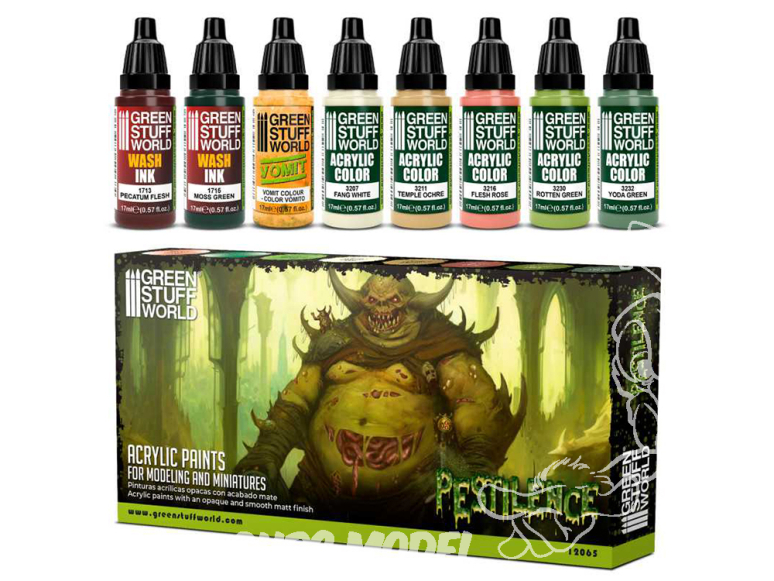 Green Stuff 12065 Set Peinture - Pestilence