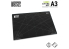 Green Stuff 514956 Tapis de Découpe A3 NOIR