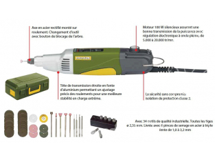Proxxon outillage 28481 Meuleuse perceuse industrielle IBS/E