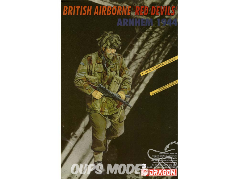 Dragon maquette militaire 1606 Troupes aéroporté britannique Red Devils Arnhem 1944 1/16