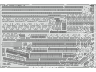 Eduard photodecoupe bateau 53299 Amélioration USS Nimitz CVN-68 Partie 5 Trumpeter 1/350