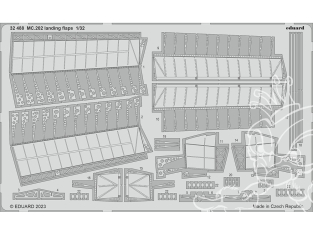 Eduard photodécoupe avion 32488 Volets d'atterrissage MC.202 Italeri 1/32