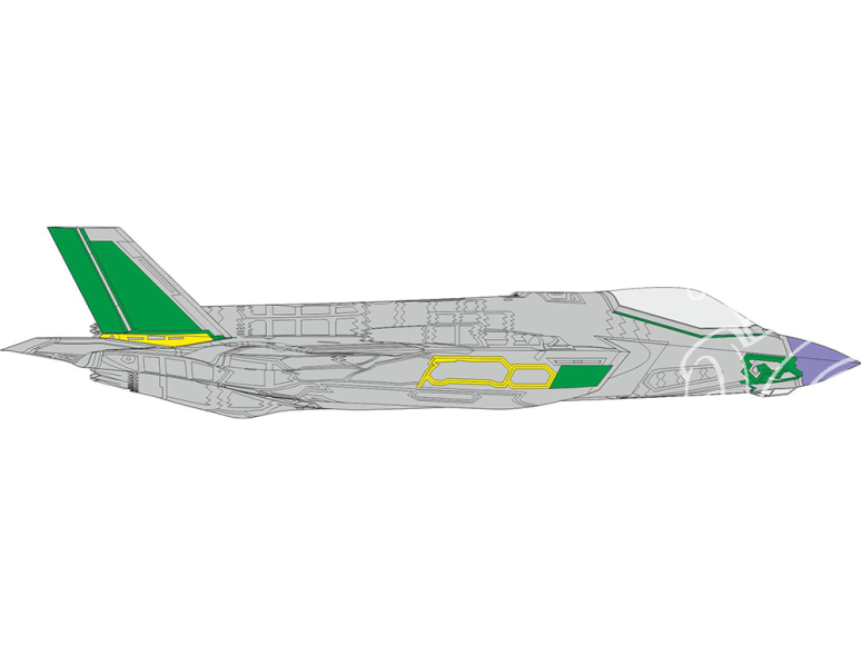 Eduard Express Mask CX654 F-35A RAM Panels early Tamiya 1/72