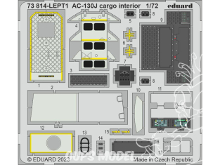 Eduard photodecoupe avion 73814 Intérieur cargo AC-130J Zvezda 1/72